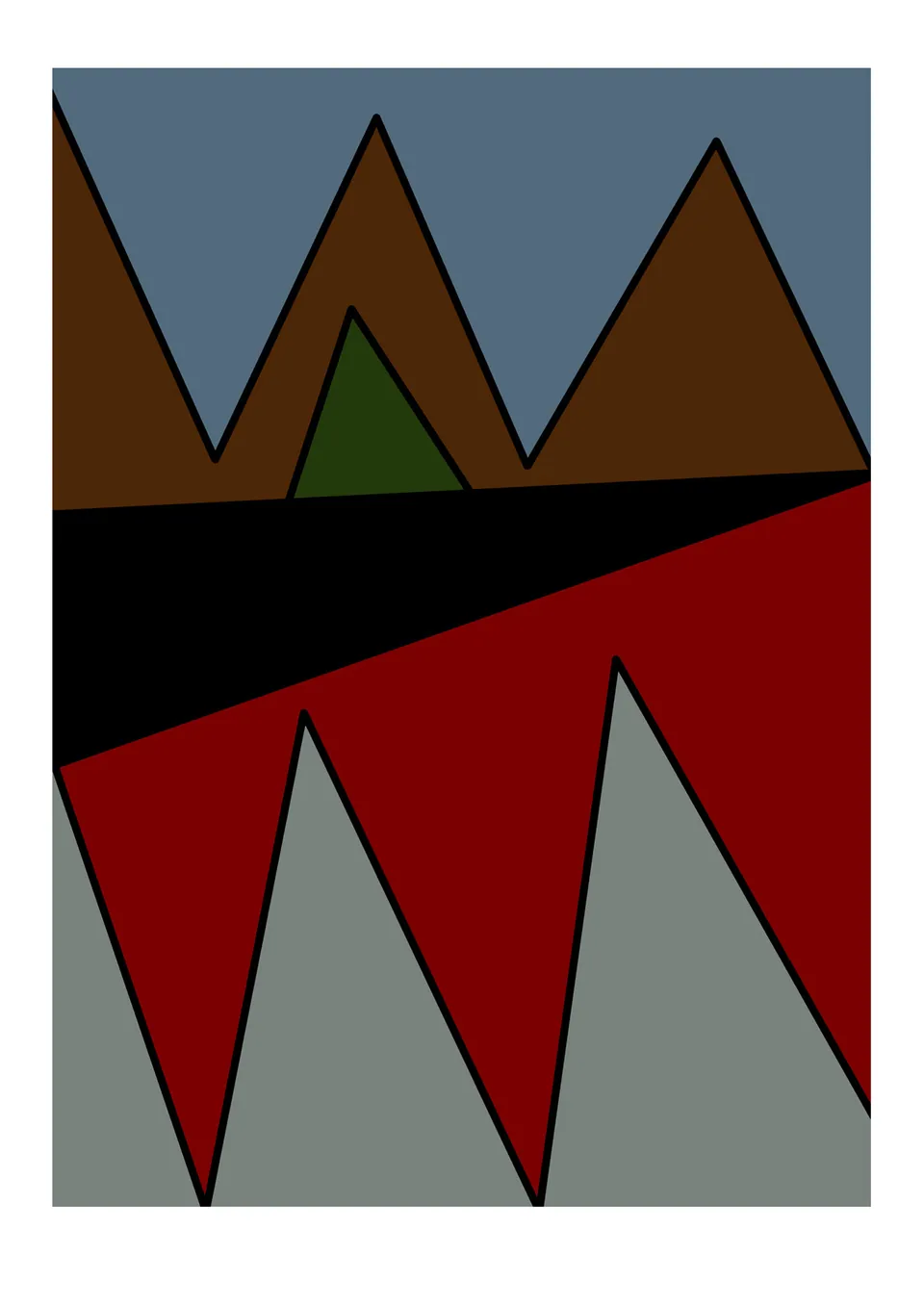 ILONA MANGOLD, UNDER THE HILLS