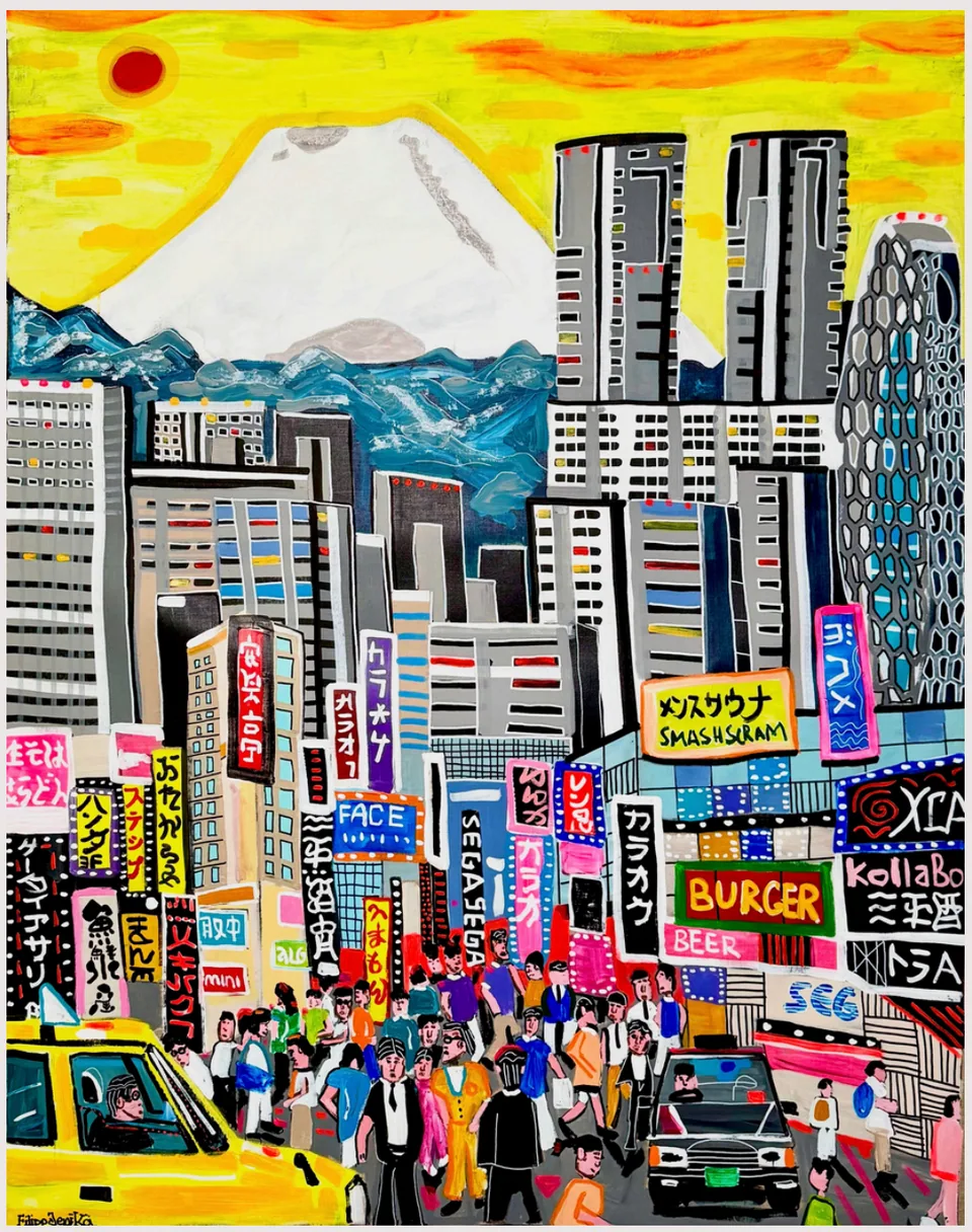 FILIPP JENIKÄE, SHINJUKU TOKYO MOUNT FUJI