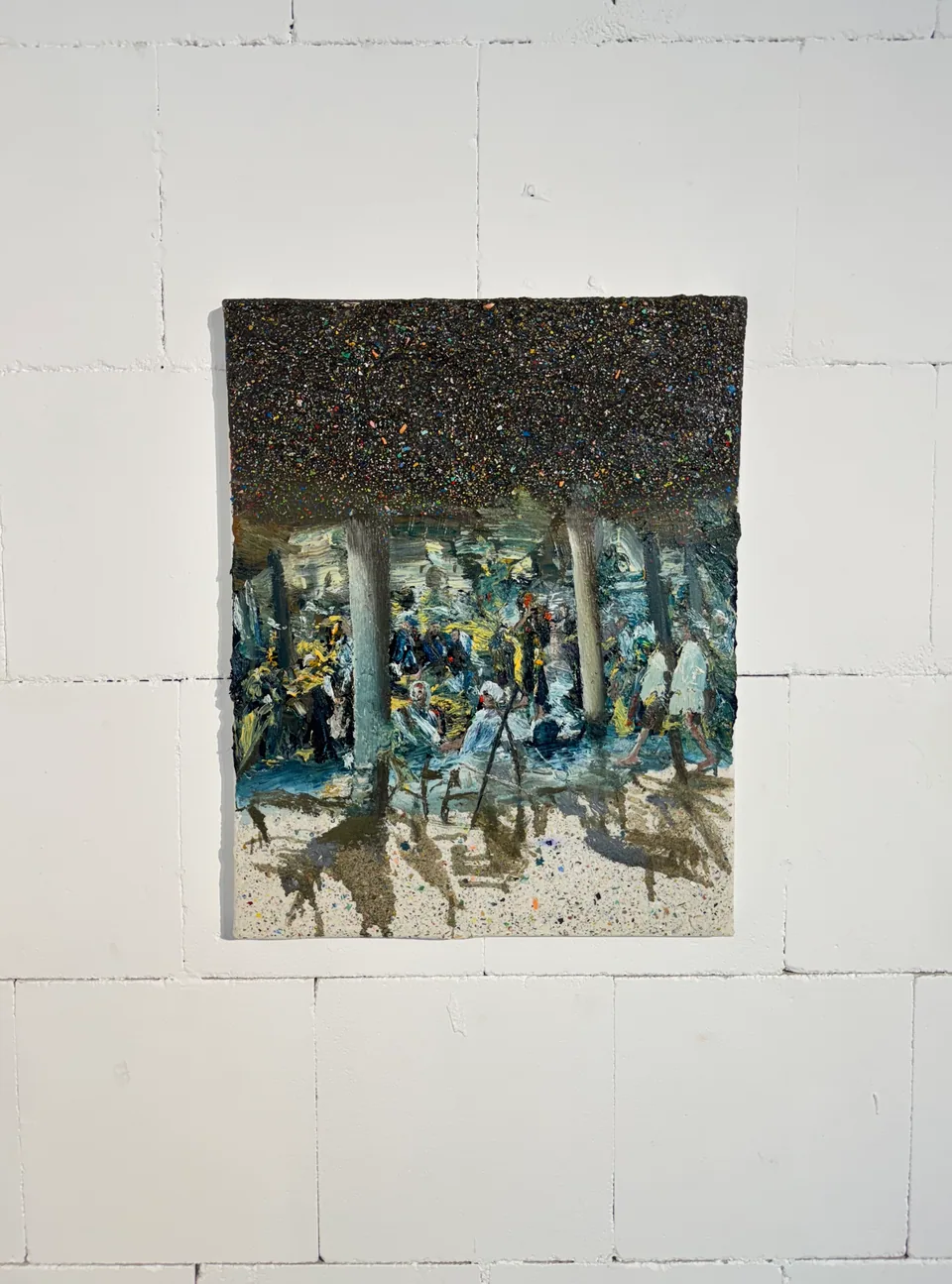 GIUSEPPE GONELLA | CARRERA MARBLE & OIL ON BELGIAN LINEN
